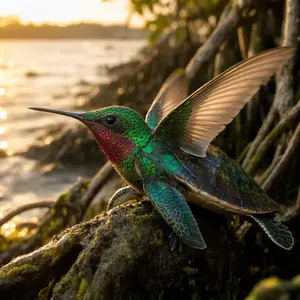 Hummingbird + Sea turtle